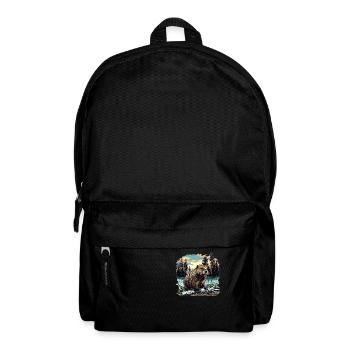 Beaver Biber - Rucksack - Schwarz - Vorne