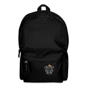 Mastiff Dog Head Crown - Backpack - black - Front