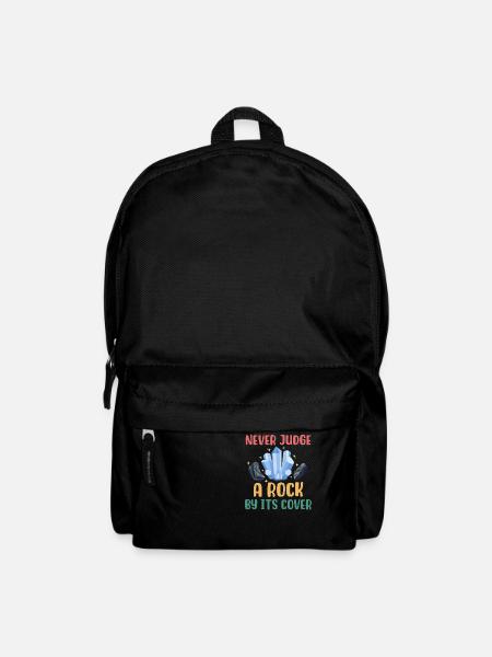 Beurteile einen Stein nie nach seiner Hülle - Rucksack - Schwarz