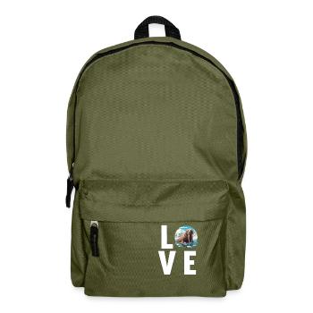 Walrus Walrosse Walross - Backpack - olive green - Front