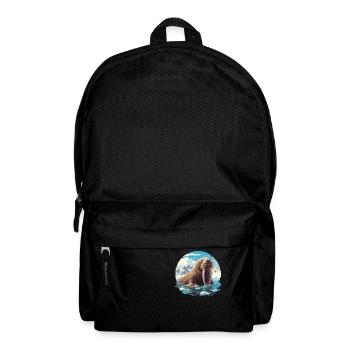 Walrus Walrosse Walross - Backpack - black - Front