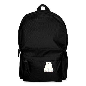 Polar Bear Eisbären Eisbär - Rucksack - Schwarz - Vorne