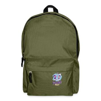 Drôle de volley-ball, je frapperais ça ! - Sac à dos - vert olive - Devant