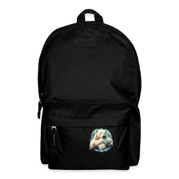 Polar Bear Eisbären Eisbär - Rucksack - Schwarz - Vorne