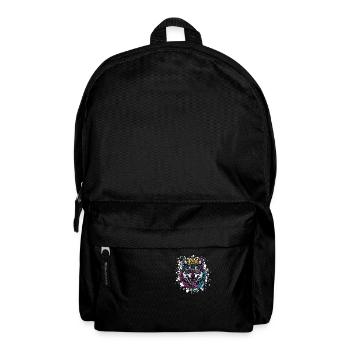 Wolf Comic - Rucksack - Schwarz - Vorne