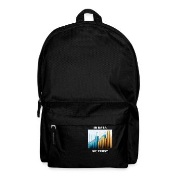 IN DATA WE TRUST - Rucksack - Schwarz - Vorne