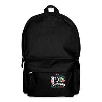 Frohe Ostern - Rucksack - Schwarz - Vorne