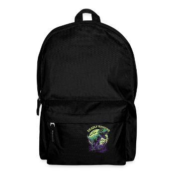 Zombie T-REX – Deadly Roar für Dinoliebhaber - Rucksack - Schwarz - Vorne