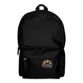 Cycliste de VTT Sunset Design - Sac à dos - noir - Devant