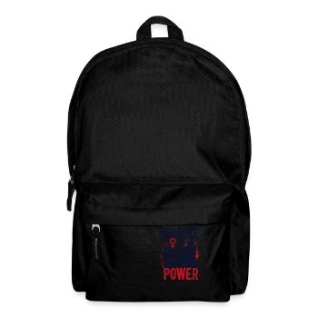 GLAUBE AN FRAUENPOWER - Rucksack - Schwarz - Vorne
