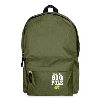 Fear The Gig Pole Frog Hunting Cottagecore Morel - Rucksack - Olivgrün - Vorne