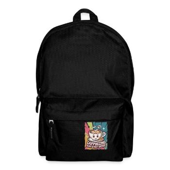 Cappuccino Is My Spirit Drink - Backpack - black - Front