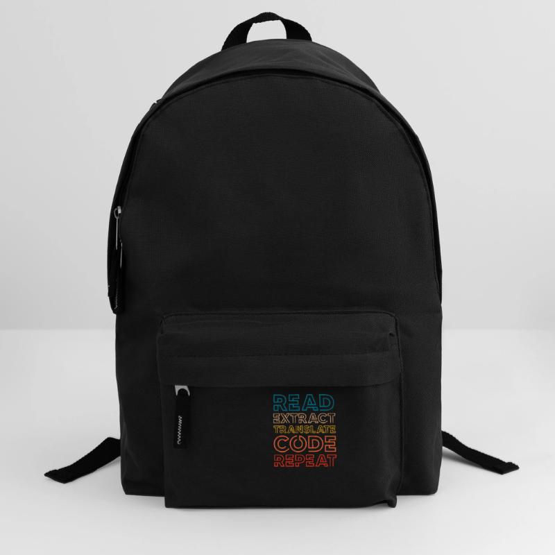 read extract translate code repeat Conception pour un Sac à dos