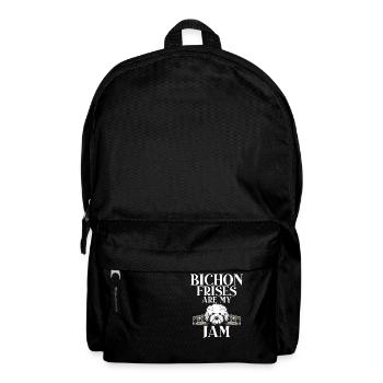 Bichon Frise Gifts - Backpack - black - Front