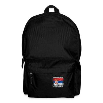 Serbia - Backpack - black - Front