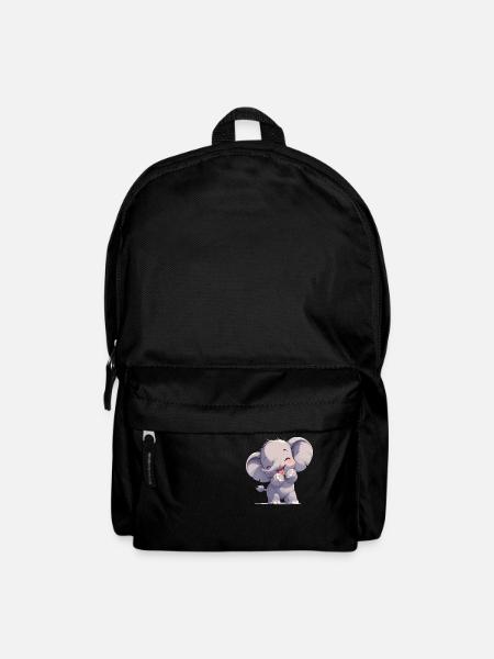 Elephant Elefanten Elefant - Rucksack - Schwarz