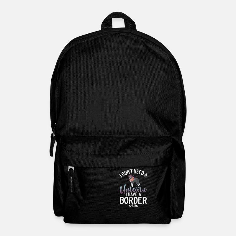 Cadeaux Border Collie - Sac à dos - noir
