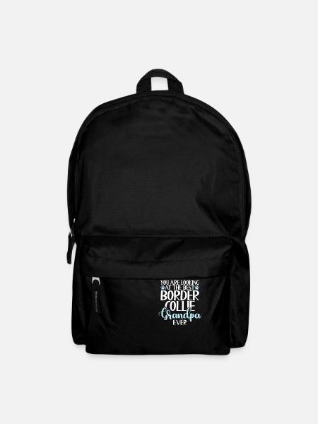 Border Collie Gifts - Backpack - black