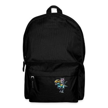 Dinosaur T-Rex American Shorthair Tyrannosaurus - Backpack - black - Front