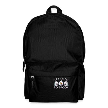 Trop mignon pour effrayer - Sac à dos - noir - Devant