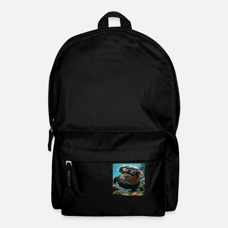 Meerschweinchen - Rucksack - Schwarz