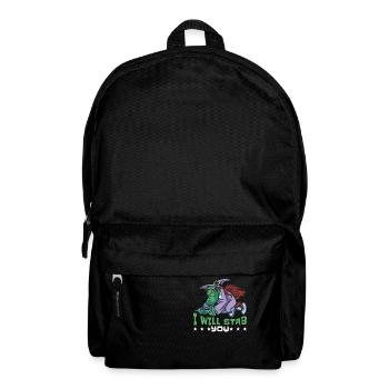 I Will Stab You 7 - Rucksack - Schwarz - Vorne