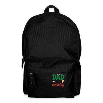 Dad Of The Birthday Girl - Rucksack - Schwarz - Vorne