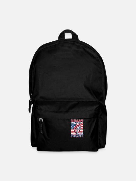 CHD Awareness Heart Warrior, geboren zum Kämpfen - Rucksack - Schwarz