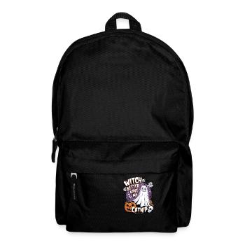 Halloween Cat Forget Candy Give Me A Cat - Rucksack - Schwarz - Vorne