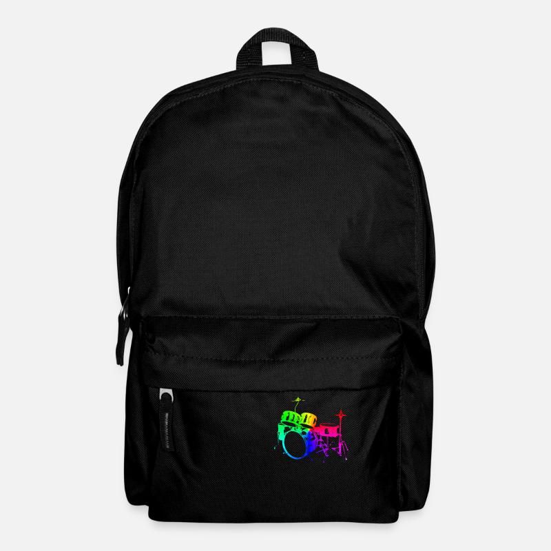 Schlagzeug Drums Drumstick Drummer Musik Band Rock - Rucksack - Schwarz