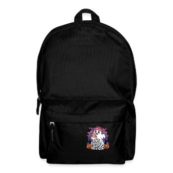 Halloween Cat Forget Candy Give Me A Cat - Backpack - black - Front