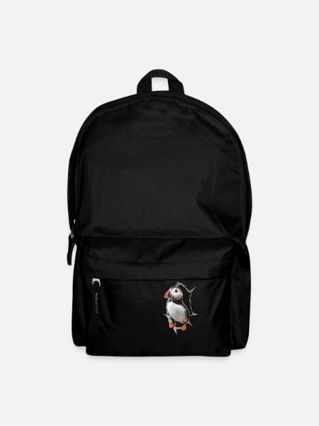 Papageitaucher - Rucksack - Schwarz