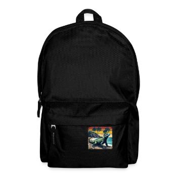 Lizards Reptile Islands - Backpack - black - Front
