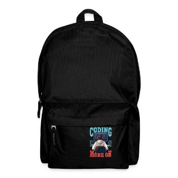 Coding Mode On - Rucksack - Schwarz - Vorne