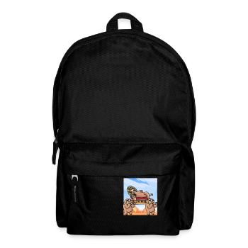 Hiéroglyphes Paresseux Tutan Mythologie égyptienne - Sac à dos - noir - Devant