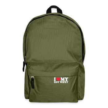 Petite amie Petite amie Relation Couple Amour Couple - Sac à dos - vert olive - Devant