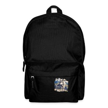Wolves Wolf - Backpack - black - Front
