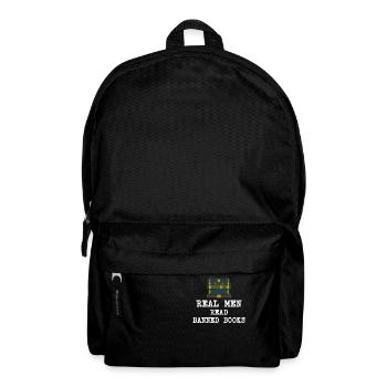 Book Books Library Reading Literature Read Books - Backpack - black - Front