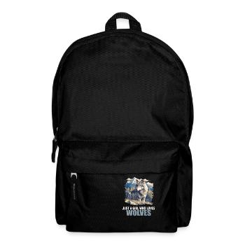 Wolves Wolf - Backpack - black - Front
