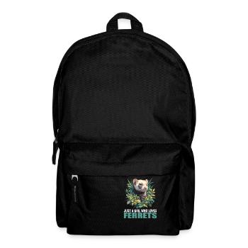 Ferret Frettchen - Backpack - black - Front