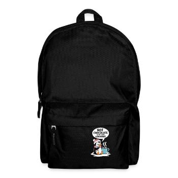 Heiße Schokolade Ist Meine Liebessprache - Rucksack - Schwarz - Vorne