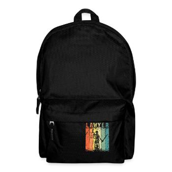Rechtsanwalt Justiz Rechtsanwalt - Rucksack - Schwarz - Vorne