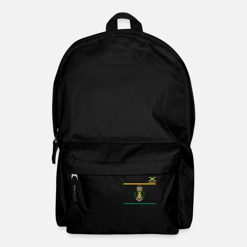 Jamaïque Jamaïque Rasta Raggea Drapeau Rastafari - Sac à dos - noir