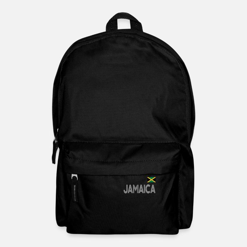 Jamaïque Jamaïque Rasta Raggea Drapeau Rastafari - Sac à dos - noir