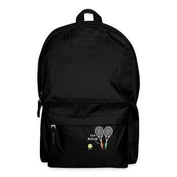 Sport Racket Fun Match Racquet Tennis - Backpack - black - Front