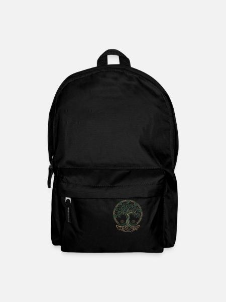 Neo Keltischer Baum des Lebens - Rucksack - Schwarz