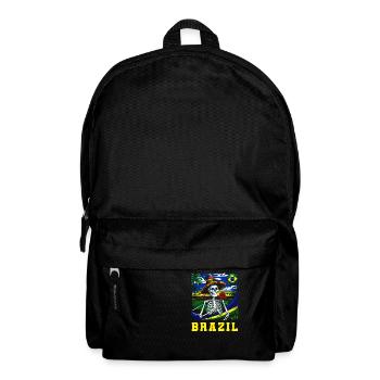 Brasilien Brazil shirt Brasilianer Rio de Janeirao - Rucksack - Schwarz - Vorne