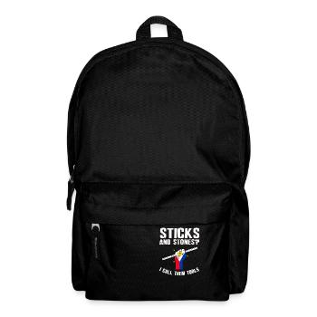 Arnis Eskrima Kali Arts Philippins FMA - Sac à dos - noir - Devant