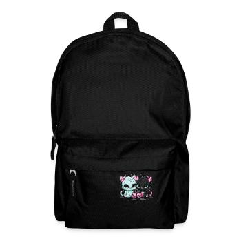 Kawaii Cat Pastel Goth Devilish - Backpack - black - Front