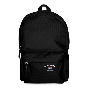 Cape Town South Africa South African Flag - Backpack - black - Front